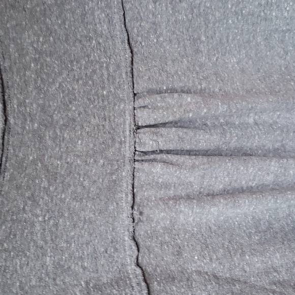 Z Supply Weekender Side Slit Oversized terry XS Gray - Picture 8 of 9